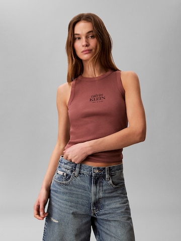Calvin Klein Jeans Regular Top in Pink: Vorderseite