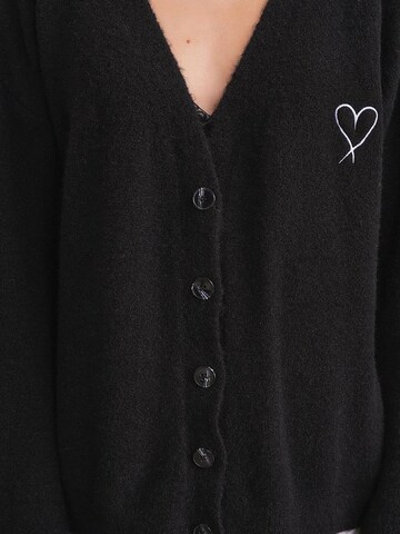 MixRay Strickjacke 'Strickjacken'‌‌‌‌‌‌‌‌ in Schwarz