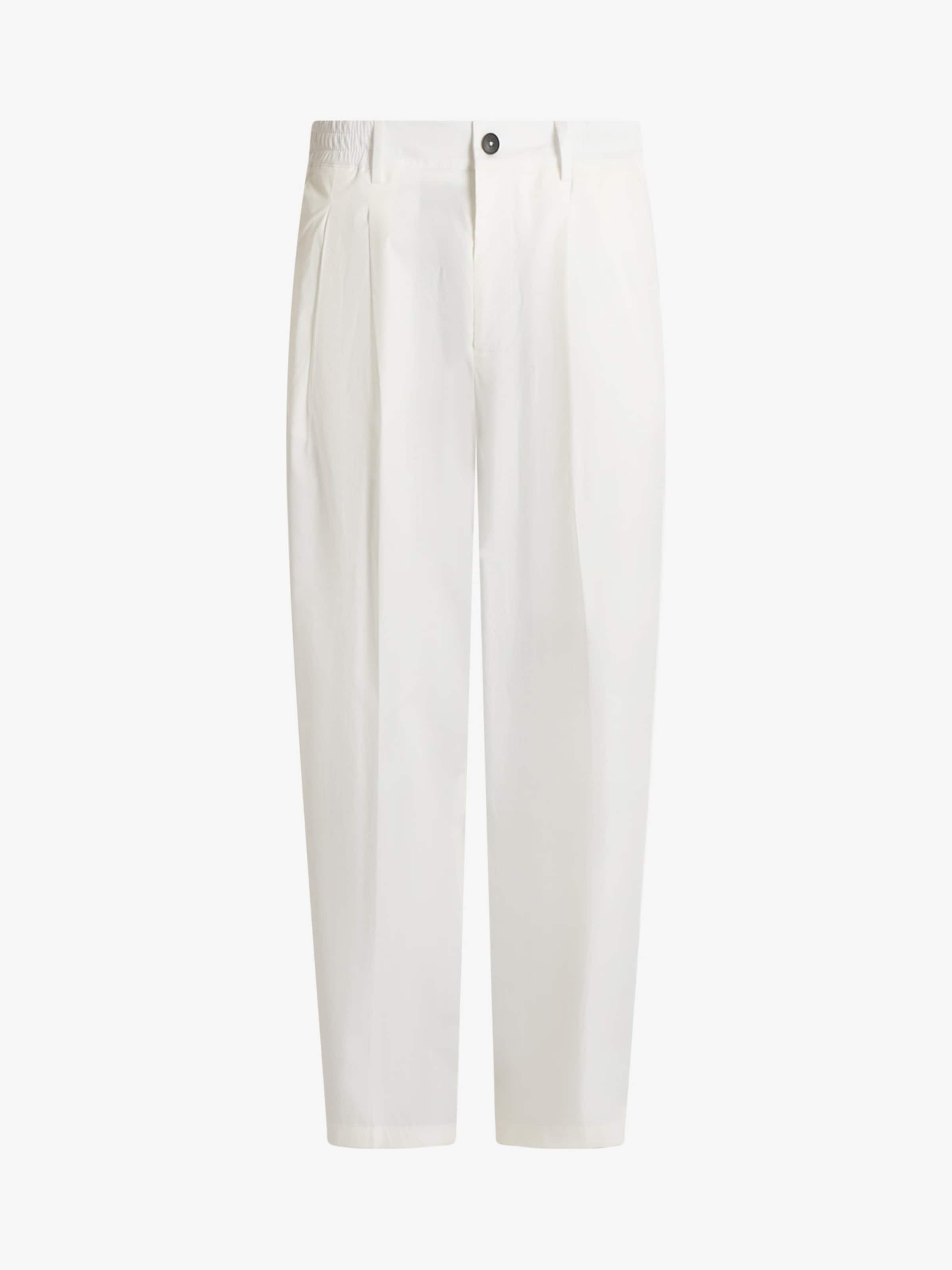 LOW BRAND Regular Pants in White: front