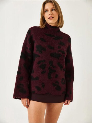 Bianco Lucci Pulóver 'Pullover' - piros