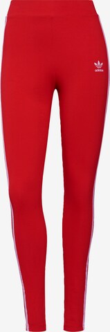 ADIDAS ORIGINALS Skinny Leggings in Rot: predná strana