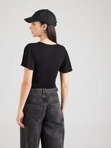 ABOUT YOU Shirt Bodysuit in Black