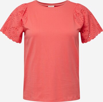 T-shirt 'IMMA' ONLY Carmakoma en rose : devant