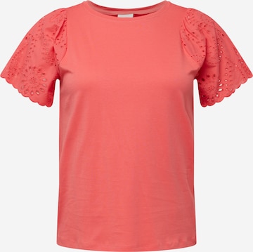 ONLY Carmakoma Shirt 'IMMA' in Roze: voorkant