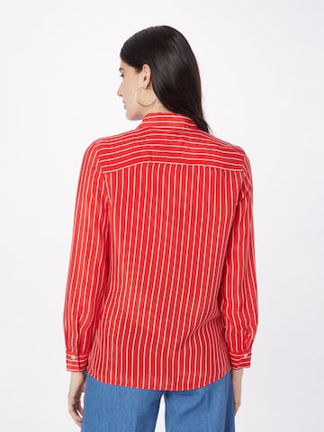 TOMMY HILFIGER Bluse in Rot