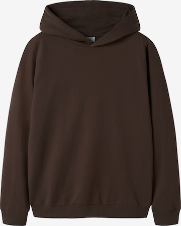 Sweat TWO SOON en marron : devant