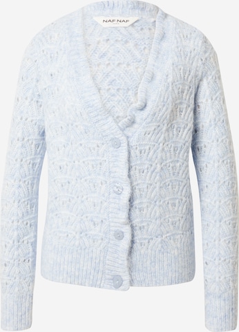 Cardigan 'Daphne' NAF NAF en bleu : devant