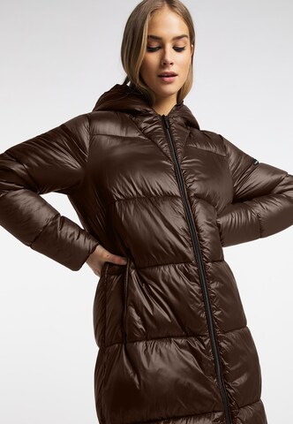 Frieda & Freddies NY Winter Coat 'SHELLY' in Brown