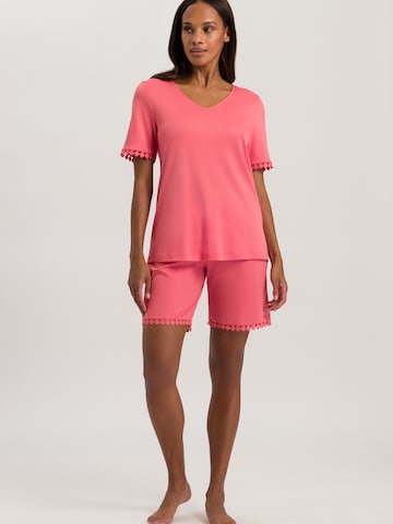 Hanro Short Pajama Set ' Rosa ' in Pink