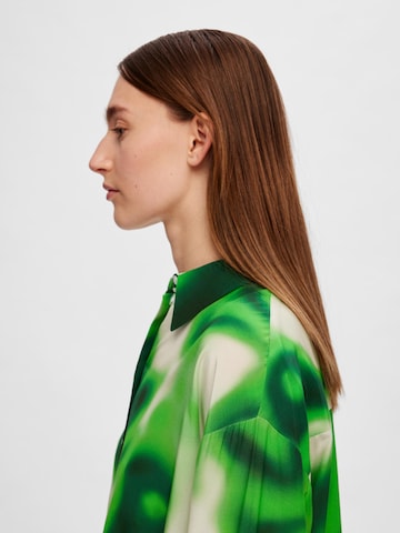 SELECTED FEMME Blouse 'Claudine' in Groen