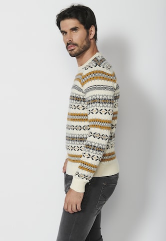 KOROSHI Pullover 'Punto' in Weiß