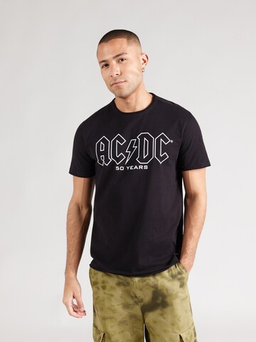 T-Shirt 'AC/DC - History Of A Tee' AMPLIFIED en noir