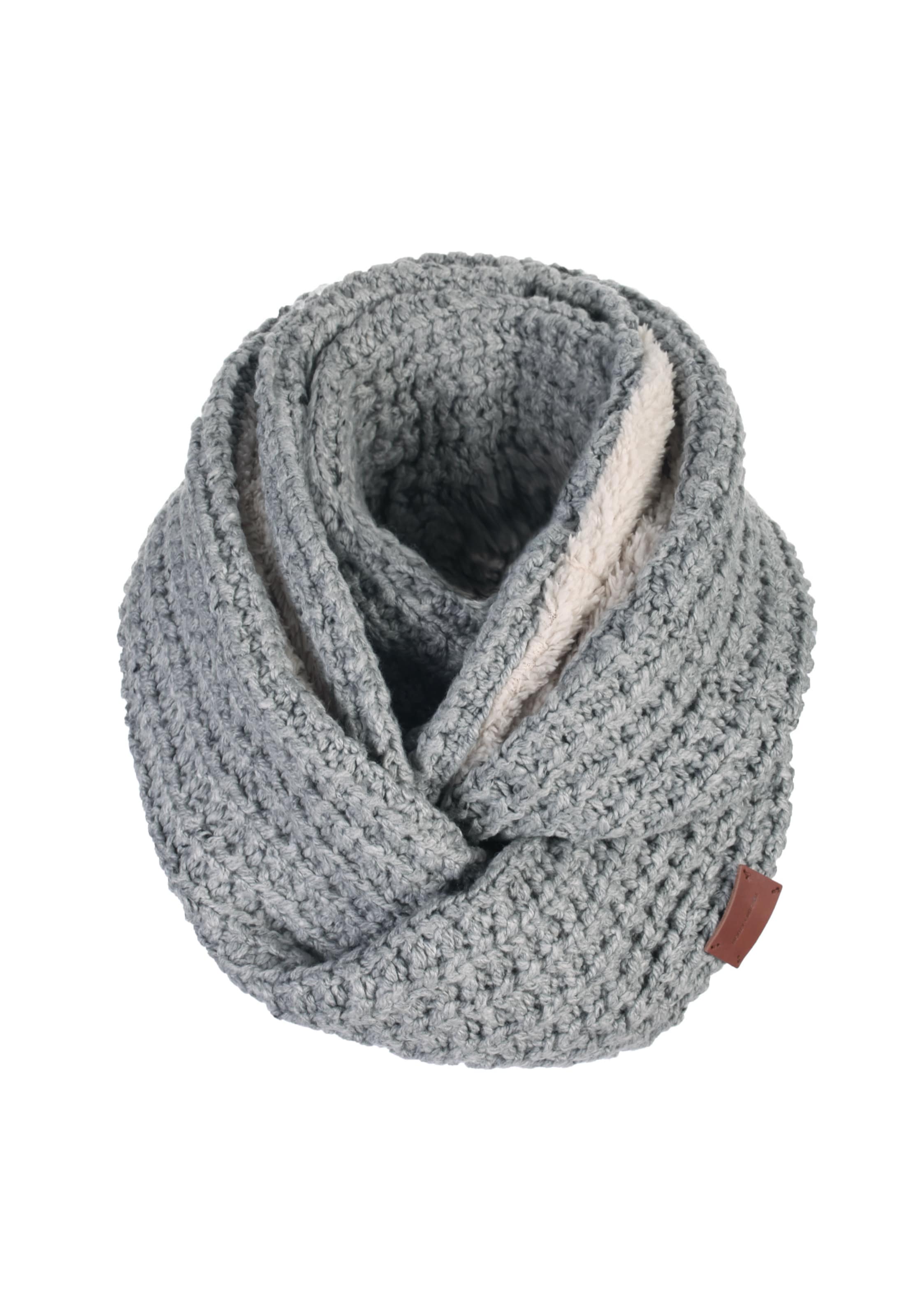 Bickley + Mitchell Silmukkahuivi värissä harmaa: etupuoli