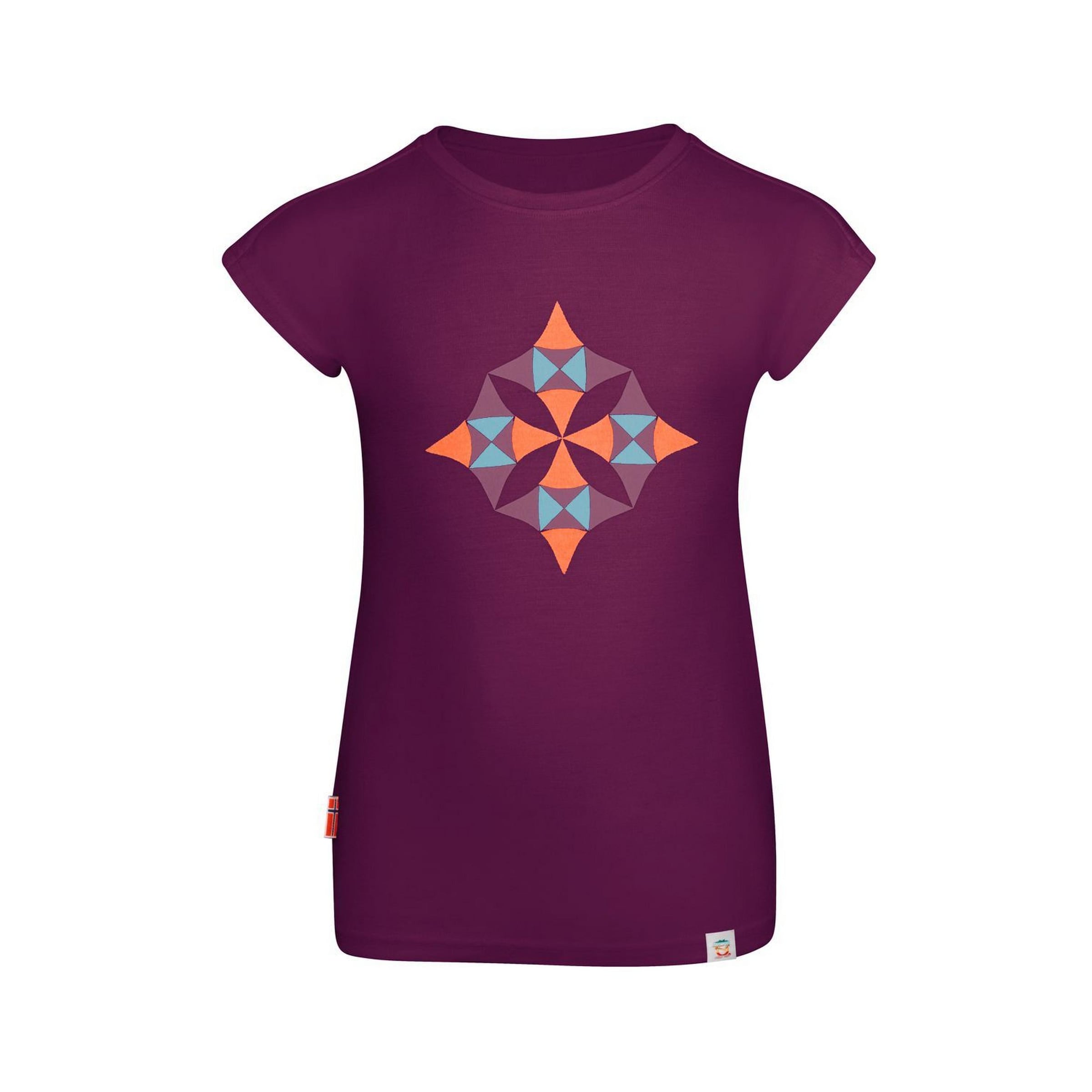 TROLLKIDS Funktionsshirt 'Sandefjord T' in Lila: Vorderseite