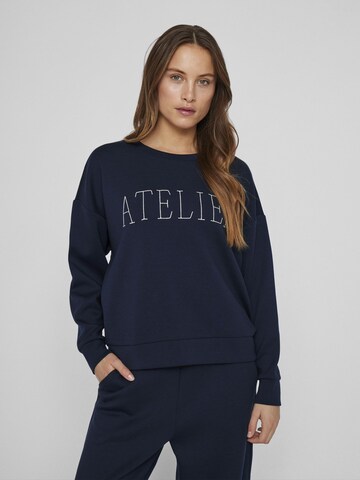 VILA Sweatshirt in Blau: Vorderseite