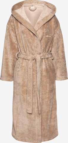 Peignoir long LASCANA en beige : devant