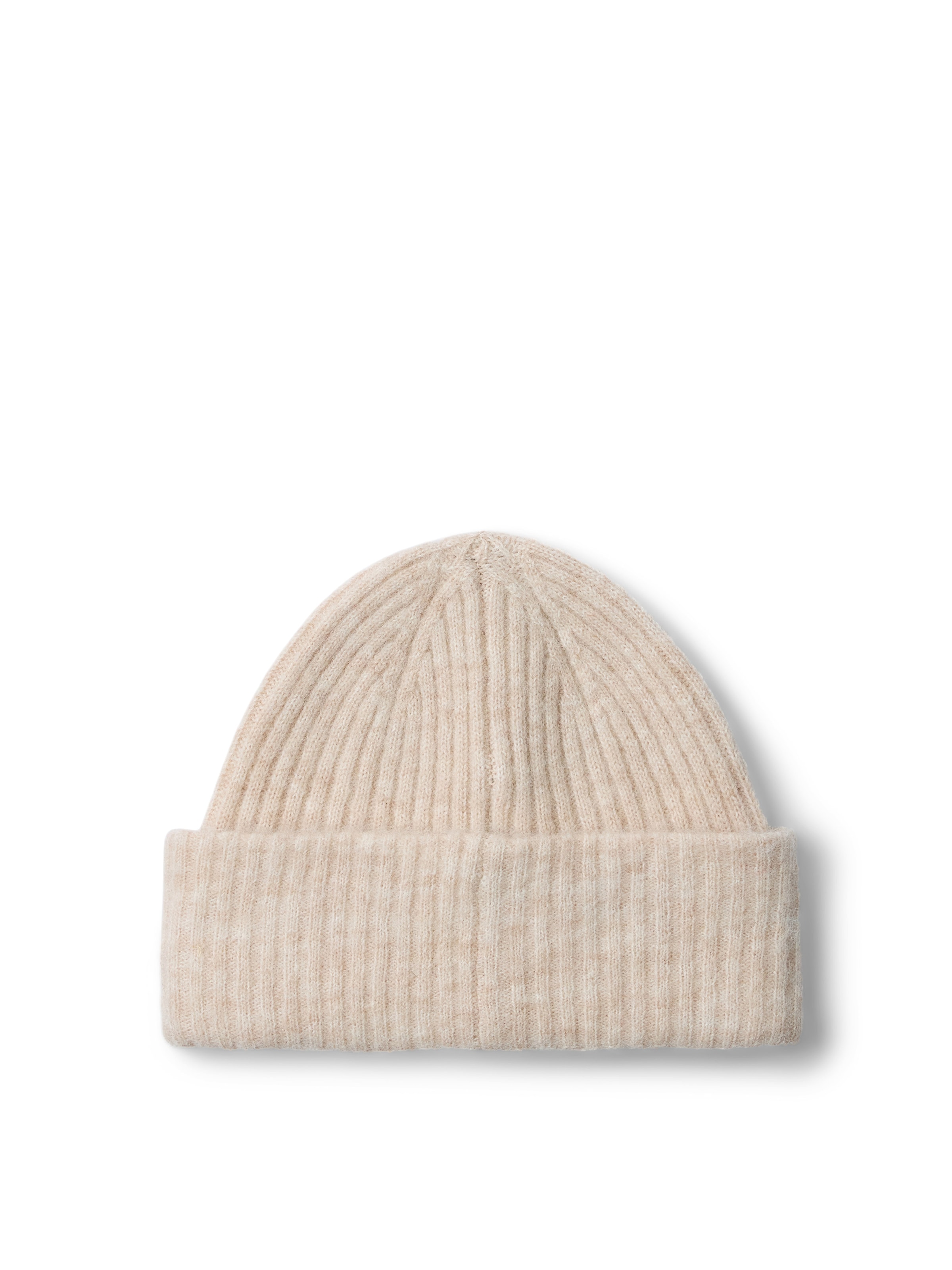 SELECTED Beanie in White: front