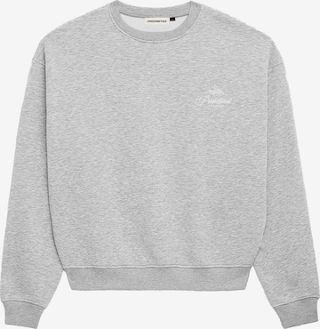 Prohibited Sweatshirt 'Leaf' in Grau: Vorderseite