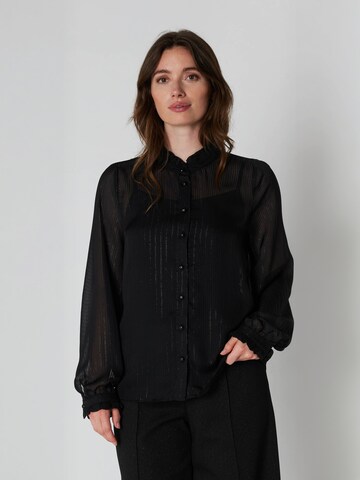 RUE de FEMME Shirt ' Juno ' in Black: front