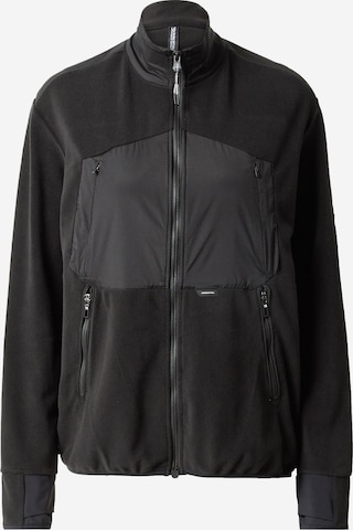 Jachetă  fleece 'KUIPER' de la Krakatau pe negru: față