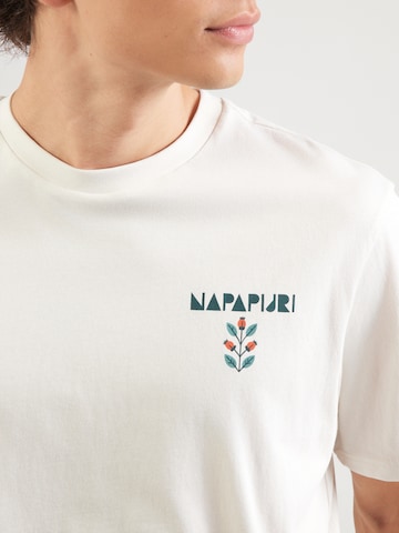 NAPAPIJRI Tričko 'S-SWHOL' - Biela