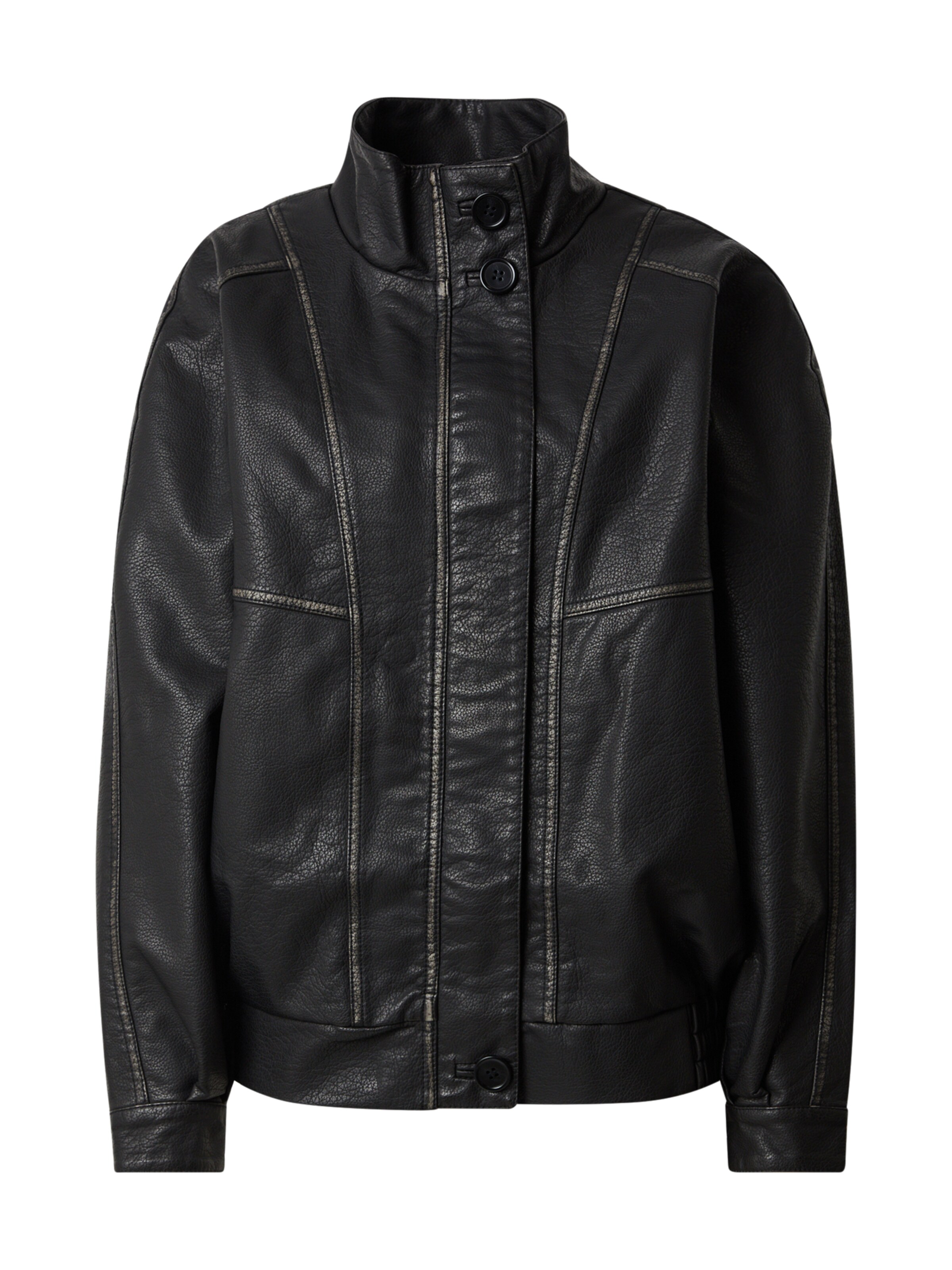TOPSHOP Between-season jacket in Black: front
