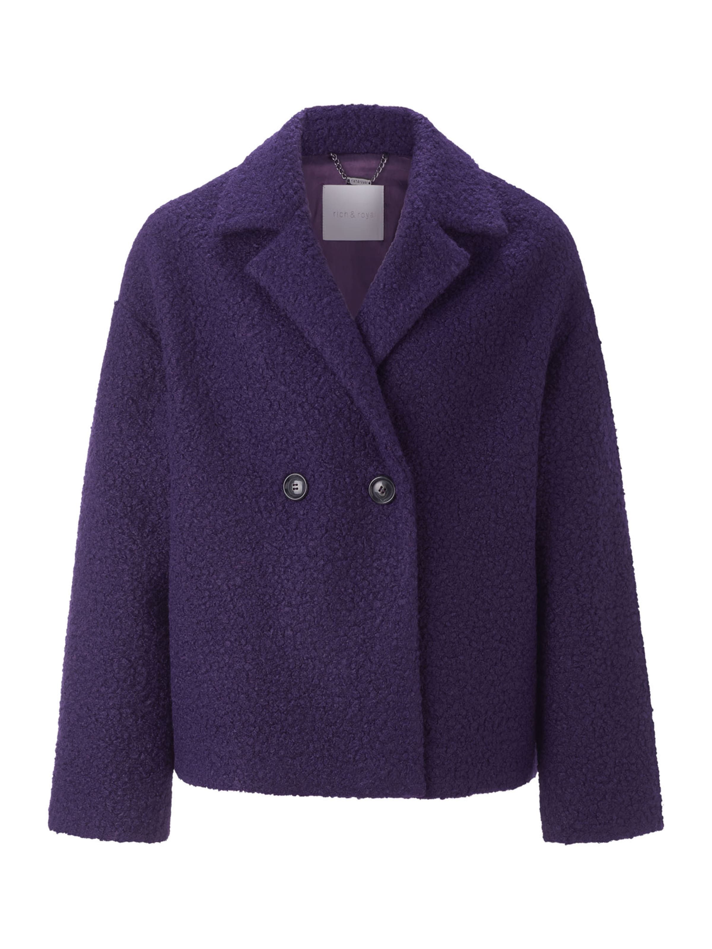 Rich & Royal Демисезонное пальто в Лиловый: спереди