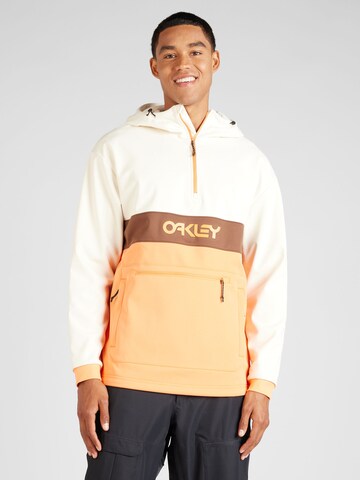 OAKLEY Sports sweatshirt 'NOSE GRAB' in Orange: front