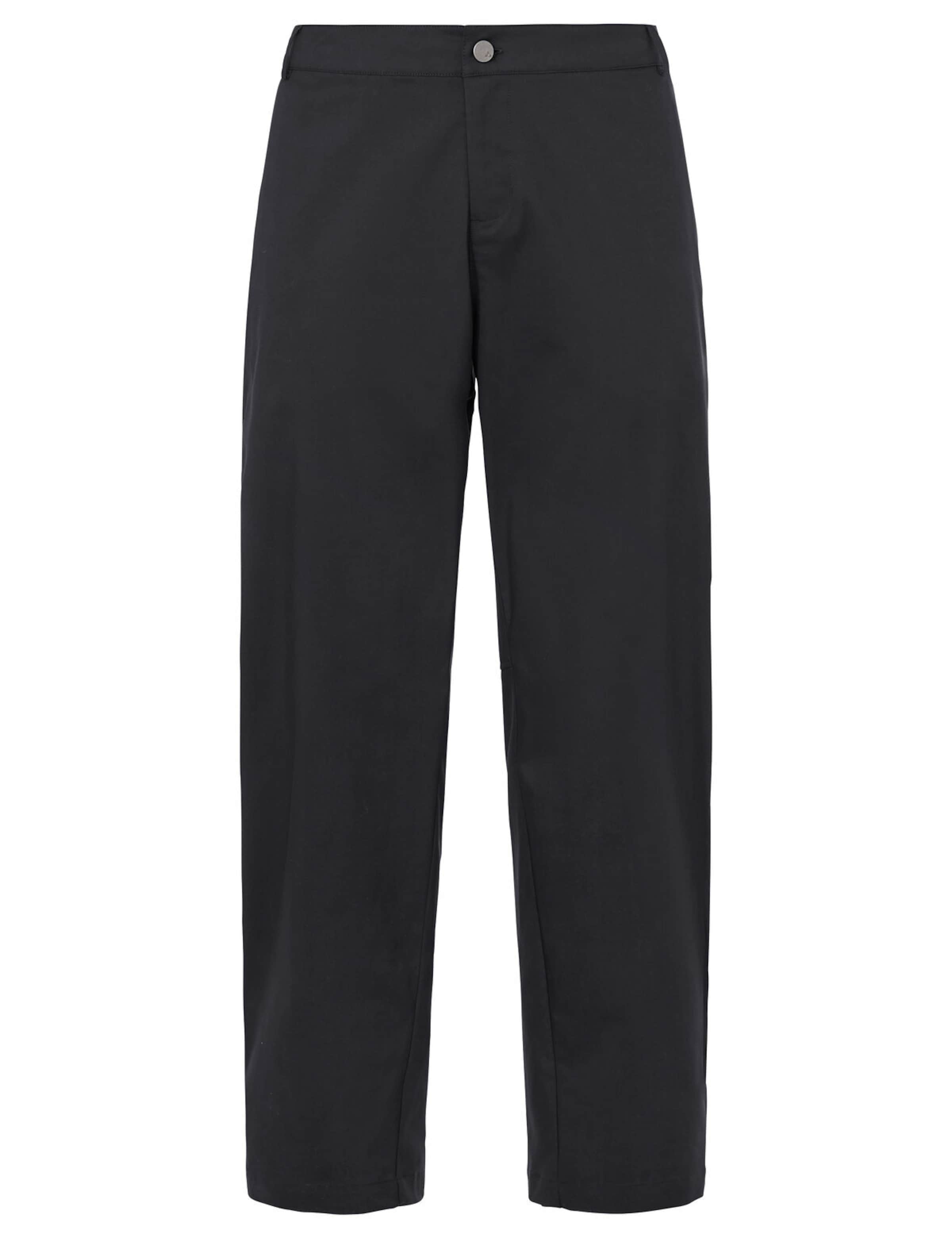 VAUDE Loosefit Outdoorbroek 'Najun' in Zwart: voorkant