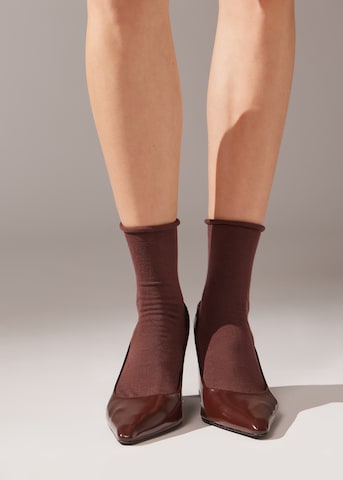 CALZEDONIA Socken in Braun