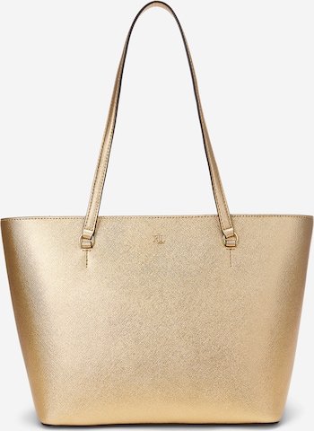 Cabas 'KARLY' Lauren Ralph Lauren en or : devant