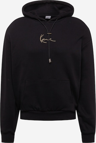 Karl KaniSweater majica - crna boja: prednji dio