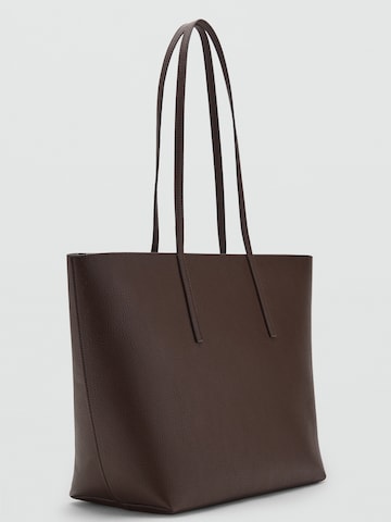 MANGO Shopper táska 'MARIBEL2' - barna