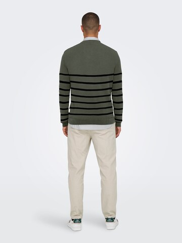 Coupe regular Pull-over 'ONSALEX' Only & Sons en gris
