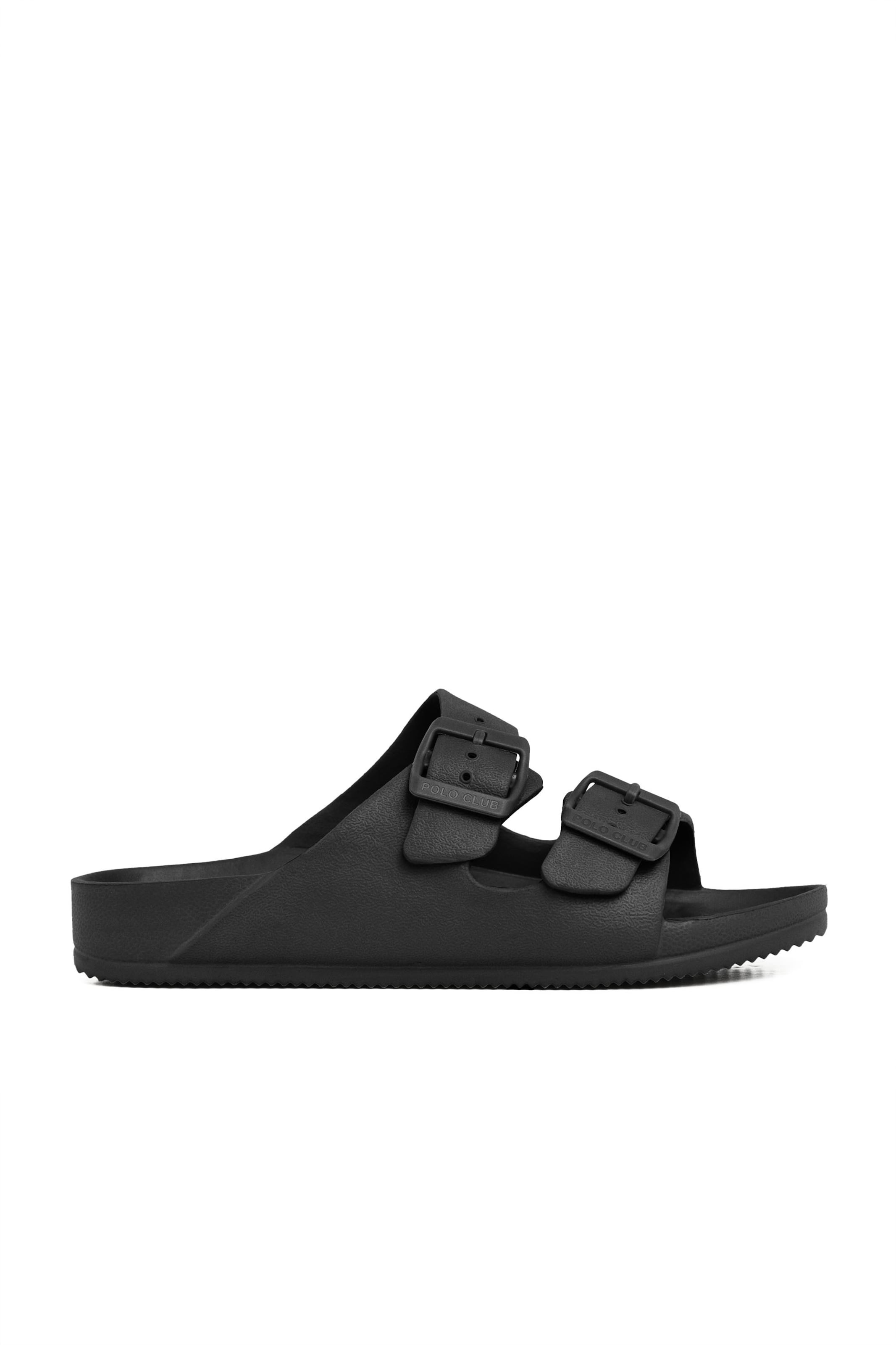 Polo Club Sandals in Black: front