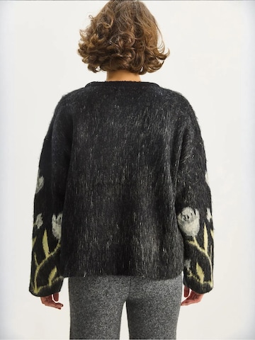Pull-over oversize Bianco Lucci en noir