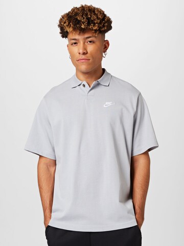 Nike Sportswear Shirt in Grijs: voorkant