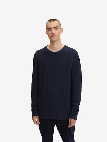 TOM TAILOR Sweater in Blue: front