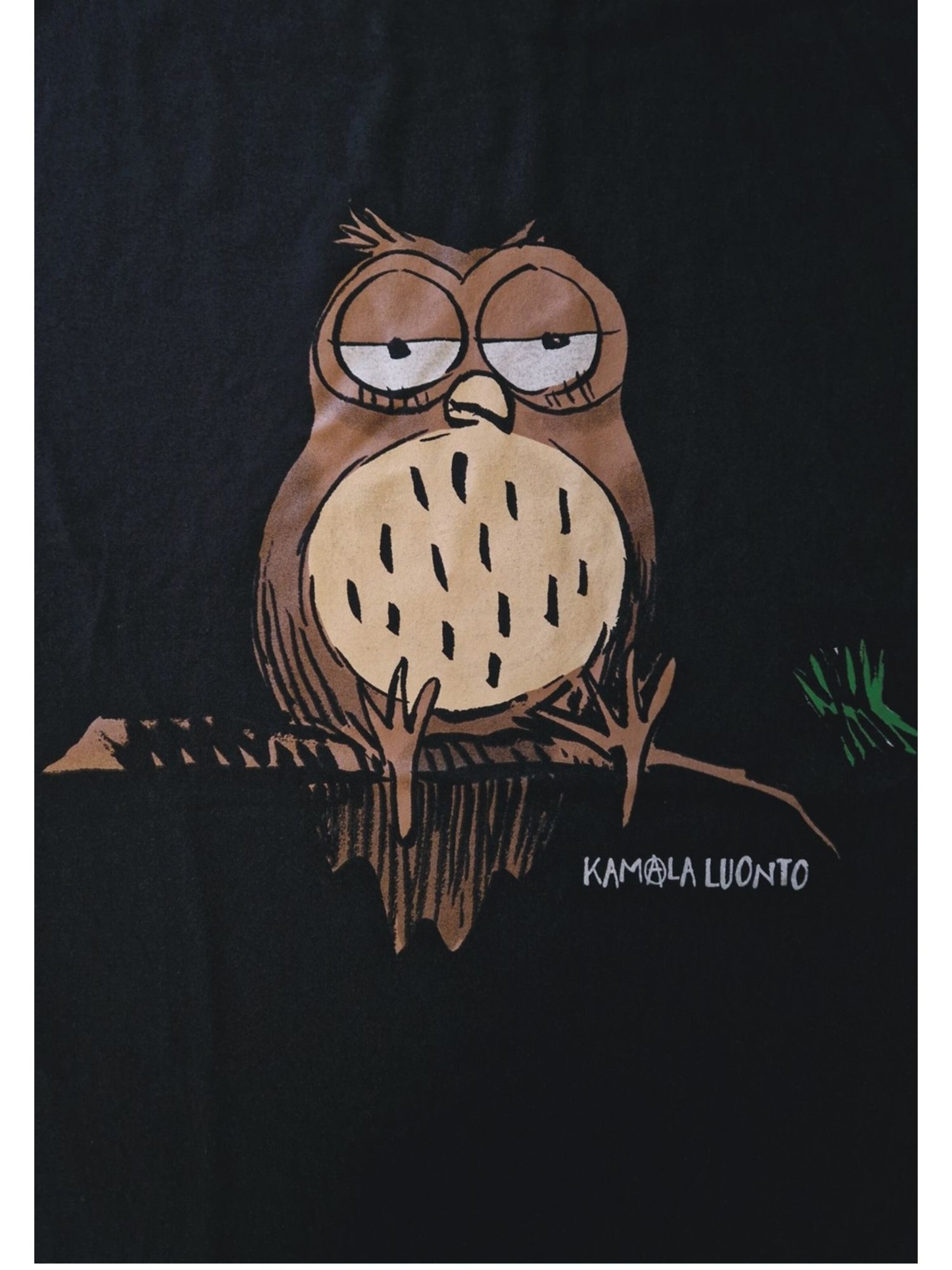 Bad Nature Sweatshirt 'Bad Nature Owl Kapuzenpullover' i svart