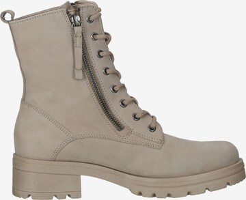 GABOR Lace-Up Ankle Boots in Beige