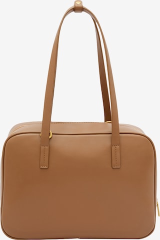 NALì Schultertasche in Braun: Vorderseite