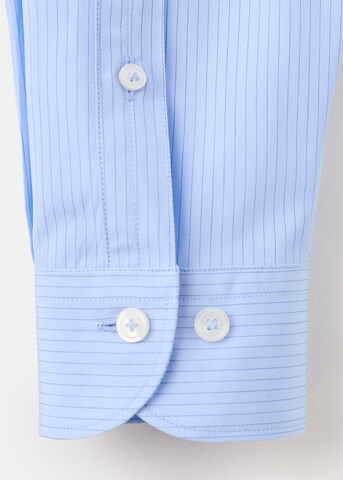 MANGO MAN Slim Fit Hemd 'Vecchia' in Blau