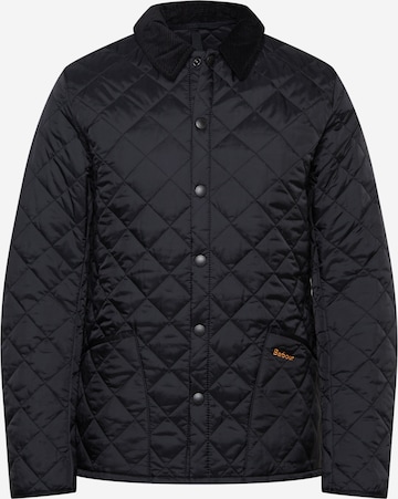 Barbour Tussenjas 'Heritage Liddesdale' in Zwart: voorkant