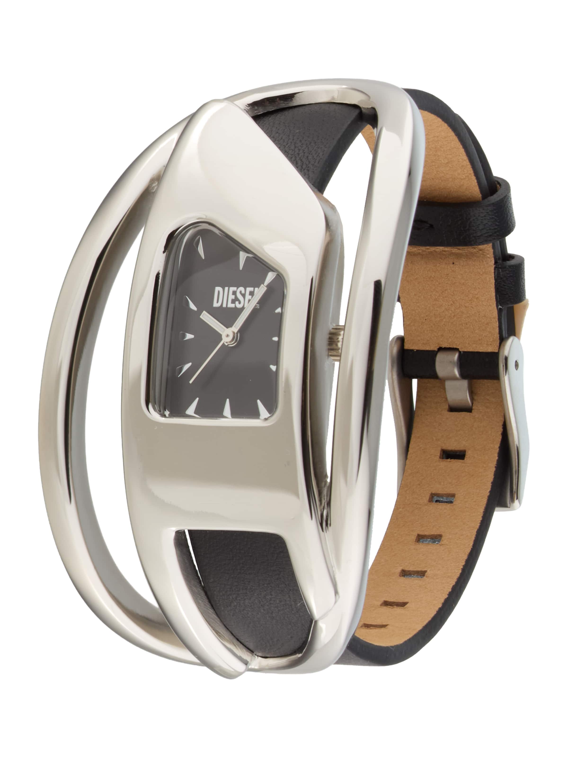 DIESEL Analogové hodinky – stříbrná: přední strana