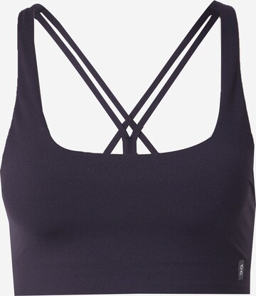 On Bralette Sports Bra 'Movement' in Black: front