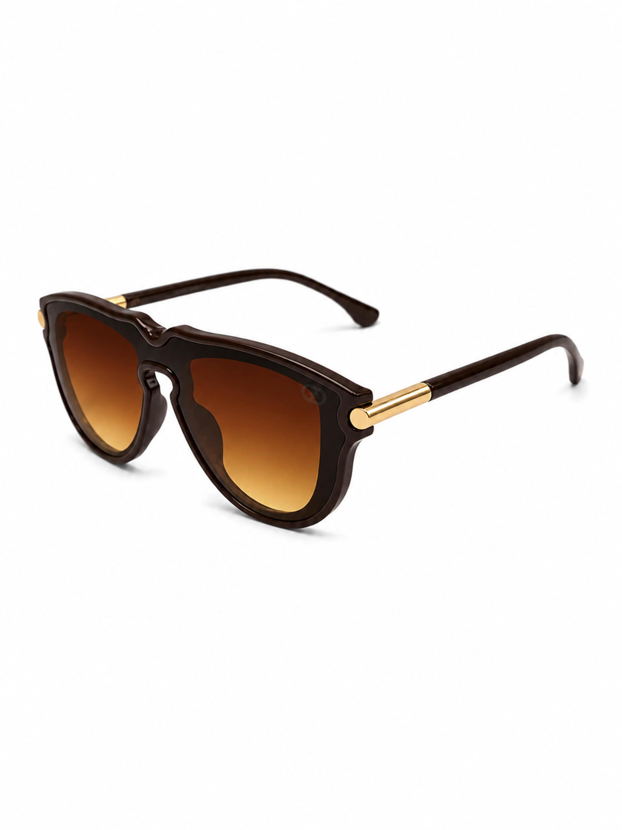 Lunettes de soleil 'Orien' Gianni Kavanagh en marron : devant