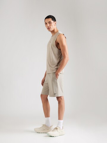 Reebok - Regular Calças de desporto em cinzento