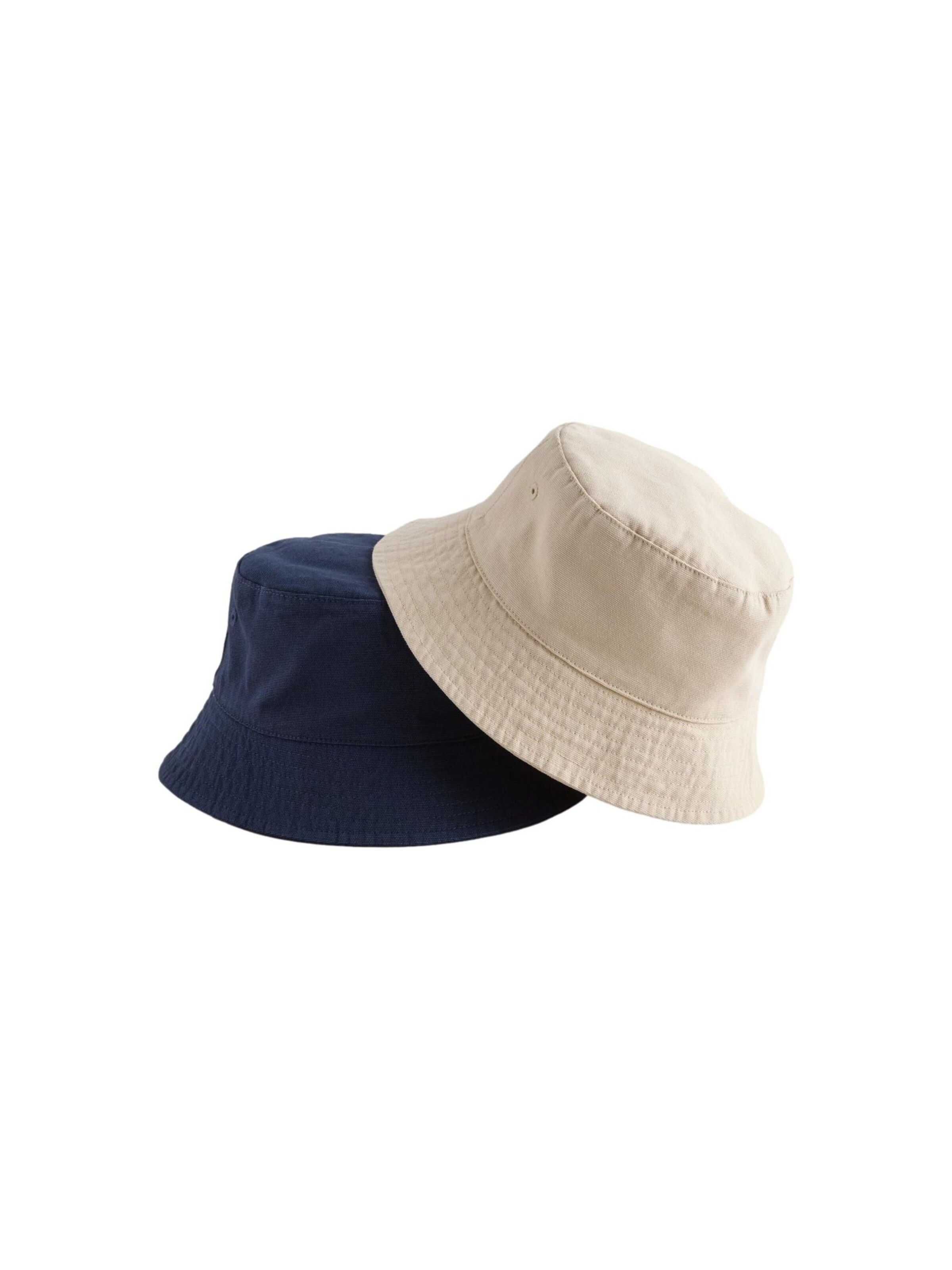 Next Hoed in Blauw: voorkant