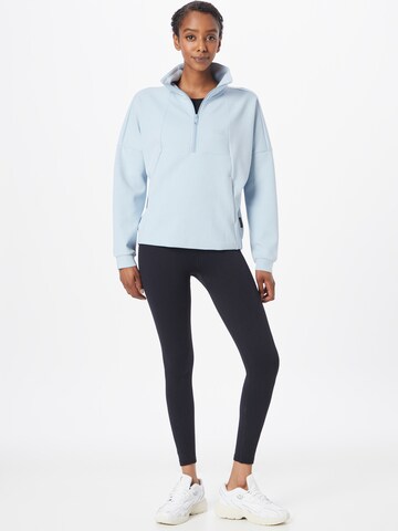 JACK WOLFSKIN Athletic Sweatshirt in Blue