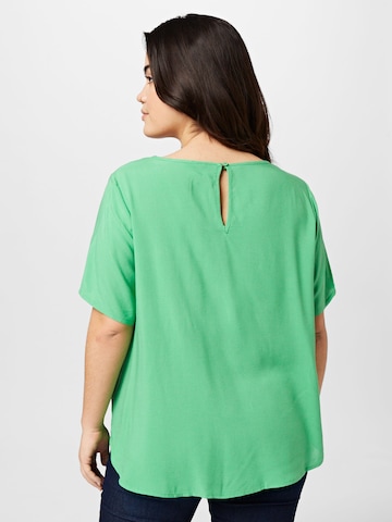 ONLY Carmakoma Blouse 'Lolli' in Groen